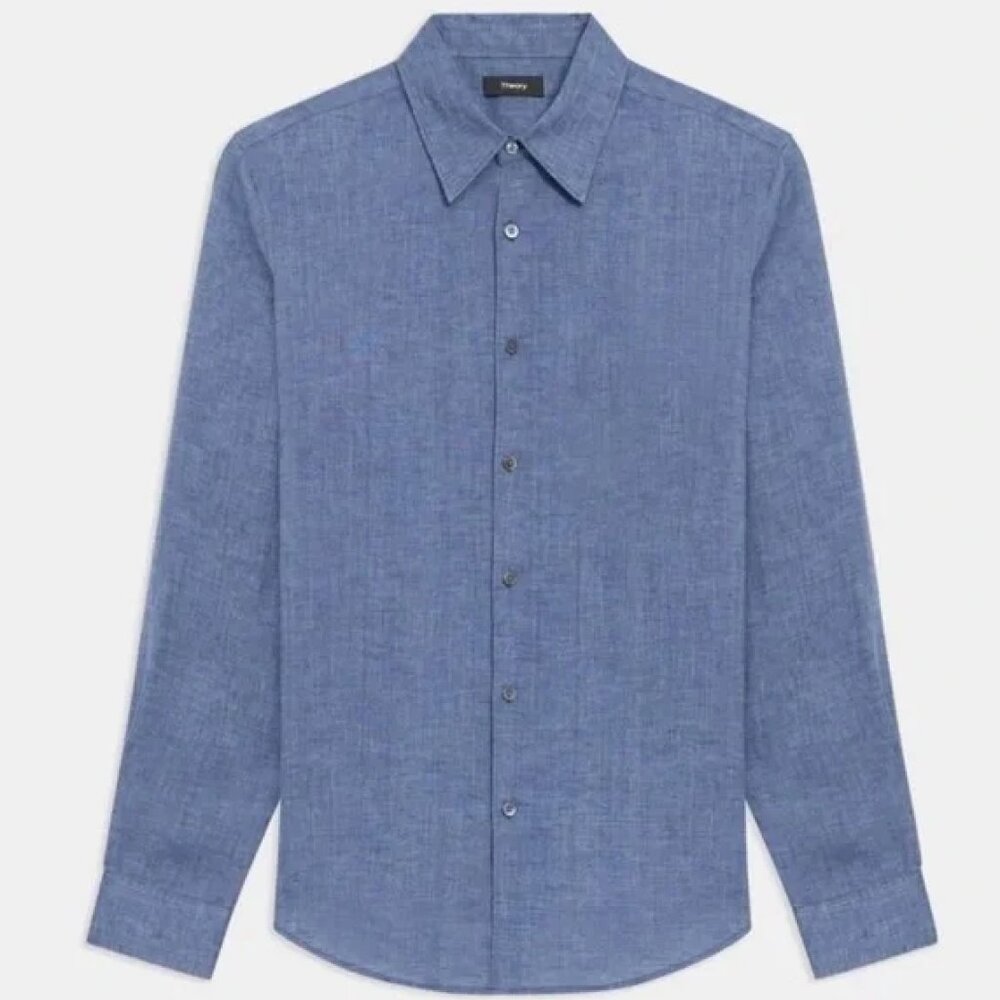 Theory Men's Irving Summer Linen Shirt